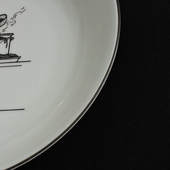 Epoch Collection Le Restaurant Pasta Bowl Child Cooking Speghetti Chef Hat New - Picture 3 of 5